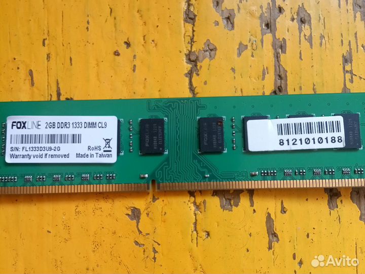Оперативка foxline 2GB