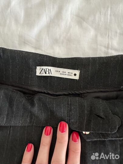 Брюки в полоску Zara