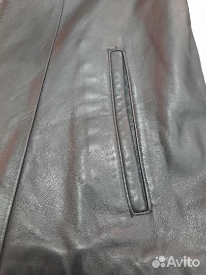 Куртка кожаная женская демисезонная