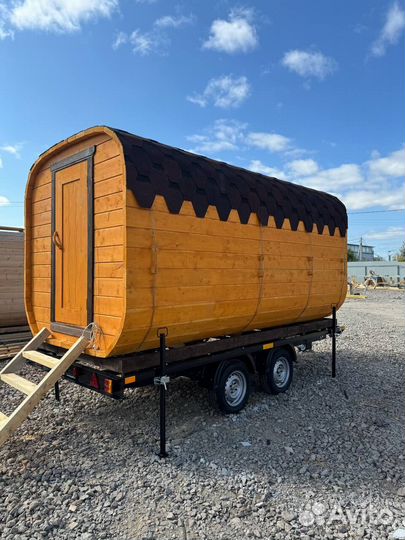 Баня-бочка с доставкой