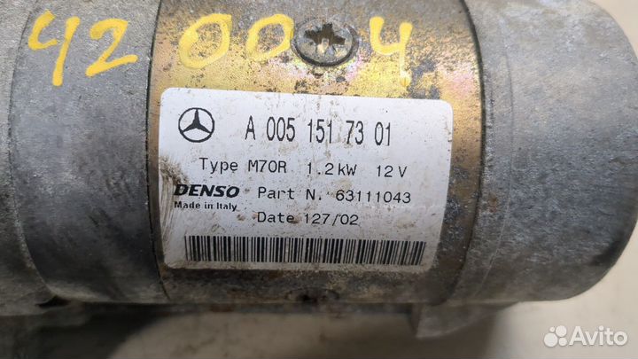 Стартер Mercedes SLK R170, 2003