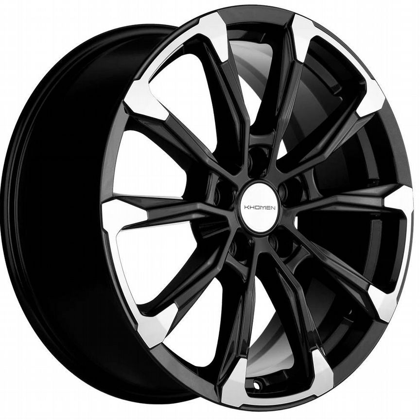 Диски Khomen KHW1808 7.5x18 5x114.3 ET50 D67.1 Black-FP