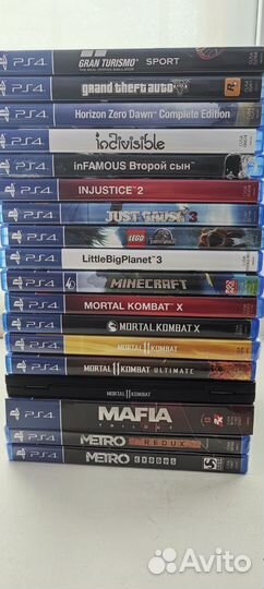 Игры на ps 4/5 Б/У от