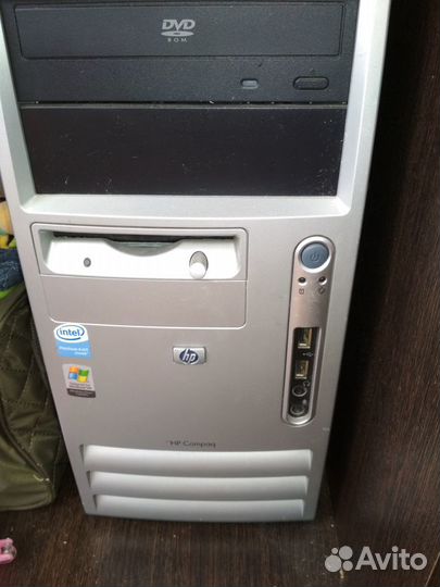 Компьютер HP и принтер Xerox