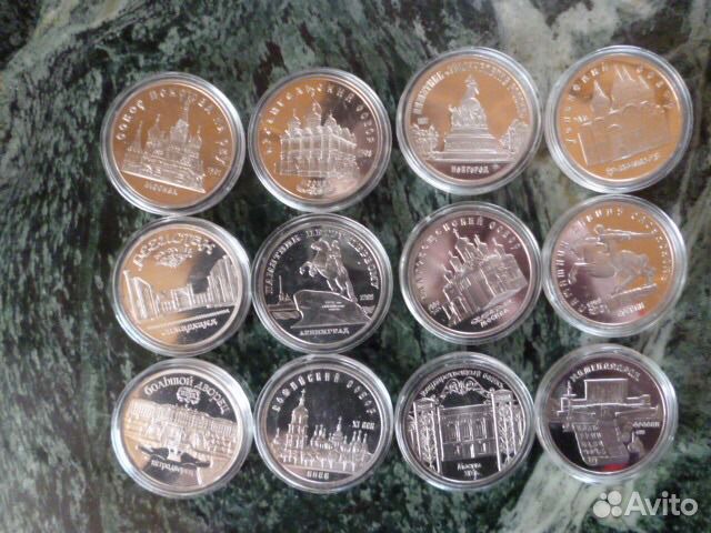 Набор 12 штук по 5 Юбилейка СССР пруф - все
