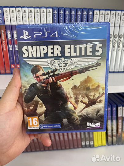 Sniper elite 5 ps4 диск, новый