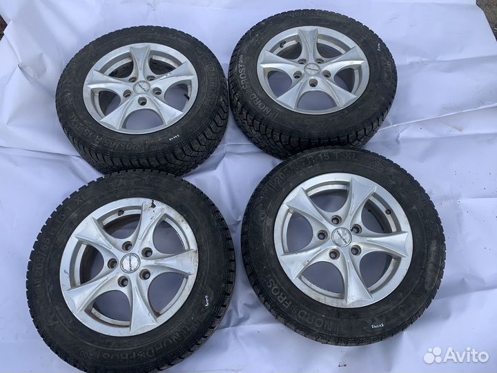 Колеса зимние на hyundai honda kia mitsubishi r15