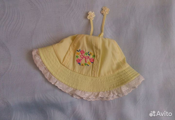 Панамка-шляпка для девочки хлопок