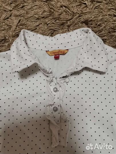 Рубашки школьные 128 134