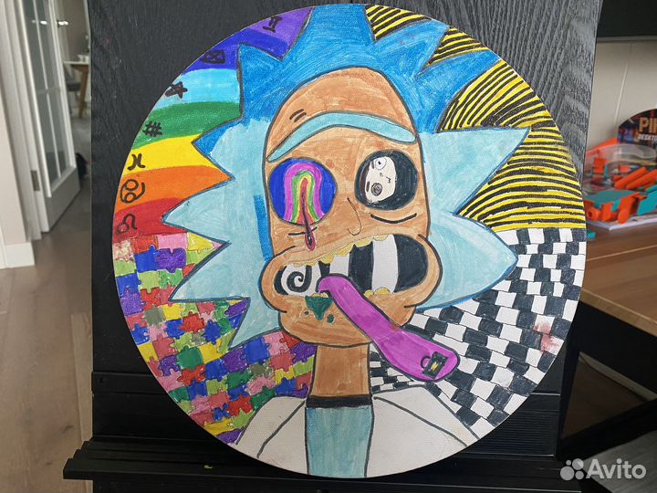 Картина рик и морти