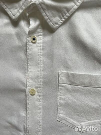 Рубашка школьная белая zara р-р 134