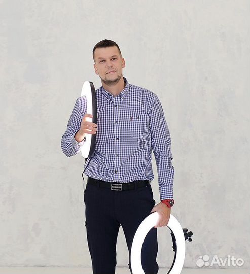 Кольцевые лампы со штативом