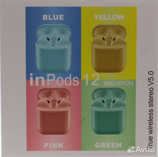 Bluetooth наушники TWS inPods 12 (в комплекте: зар