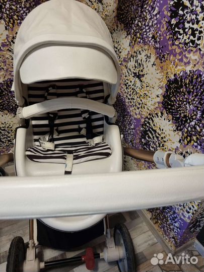 Коляска 2 в 1 эко кожа