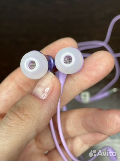 Наушники Xiaomi фиолетовые проводные