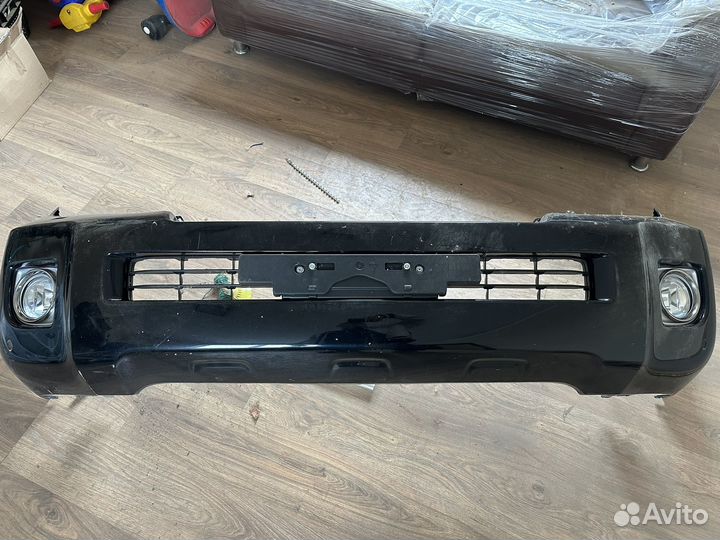 Бампер передний на тойота ленд крузер 200