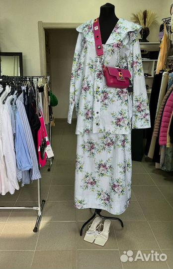 Костюм женский Ganni 48-52 Оригинал Хлопок