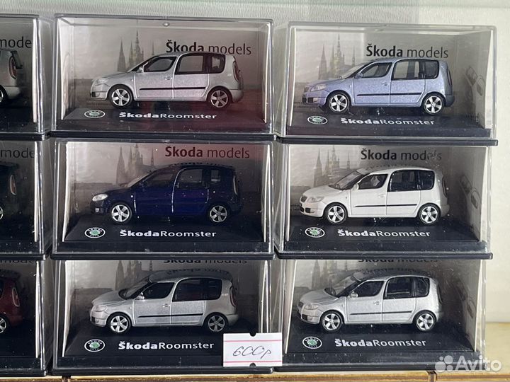 Модель автомобиля Skoda Roomster 1:72 1/72 Abrex