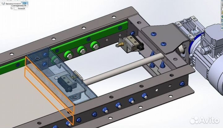 Задвижка шиберная с электрическим приводом