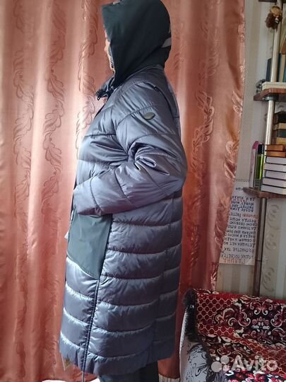 Куртка демисезонная женская удлиненная синтепон