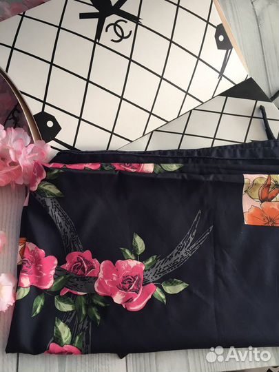 Палантины шелк бренд с упаковкой