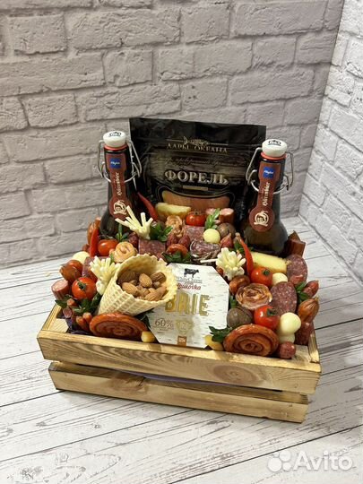 Мужской букет, мясной бокс