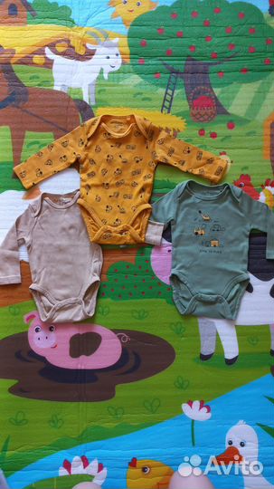 Боди детские 56 новые за 3шт Sinsay