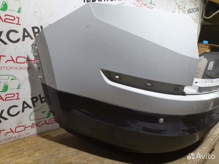 Бампер задний с юбкой под фаркоп Skoda Kodiaq 2017