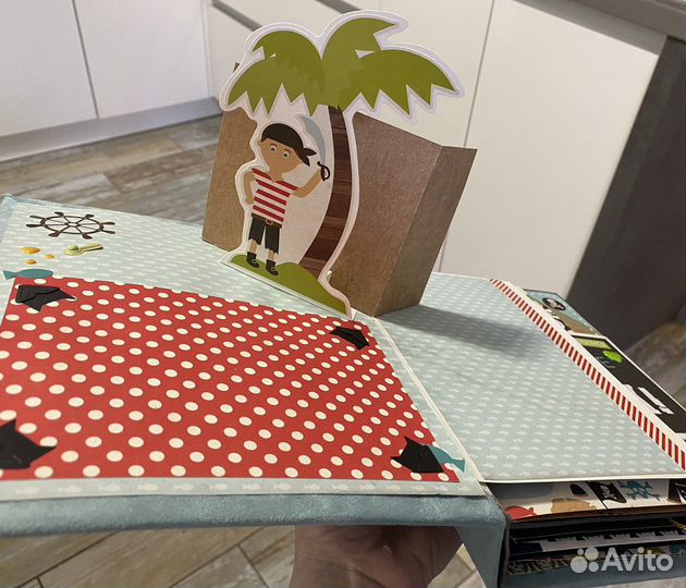 Фотоальбом ручной работы для мальчика на заказ