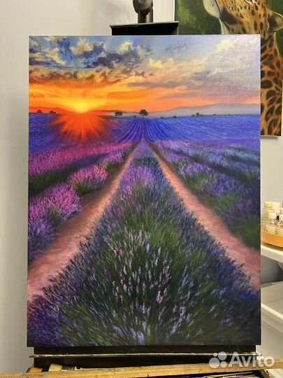 Картина маслом на холсте пейзаж