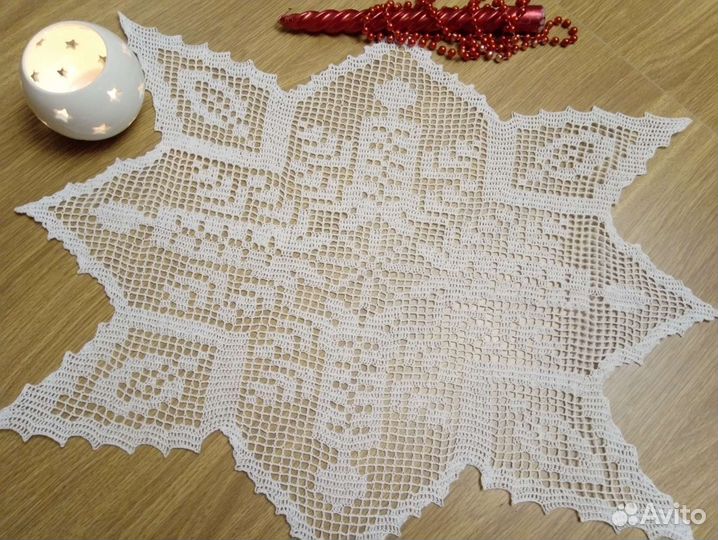 Салфетка вязаная