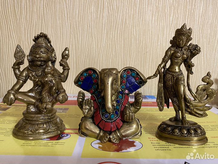 Статуэтки Дурга, Лакшми, Шива, Ганеш