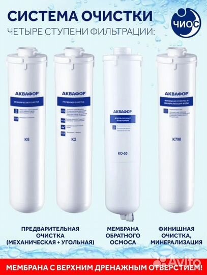 Картридж для фильтра воды аквафор