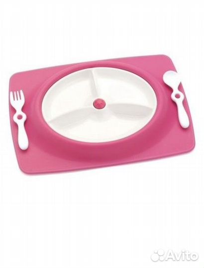 Набор для еды Skip Hop stay-put mat