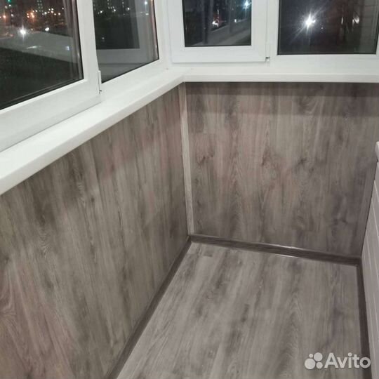 Отделка и ремонт балкона