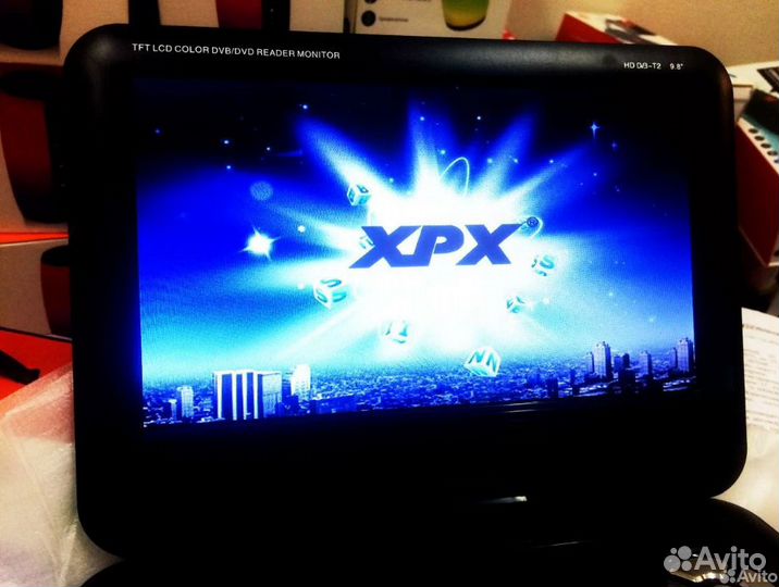 DVD Плеер + TV-Тюнер + Игры + Радио FM + Экран 360