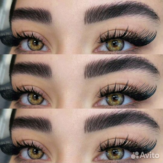 Наращивание ресниц 1.5 ч., выезд за доп.плату