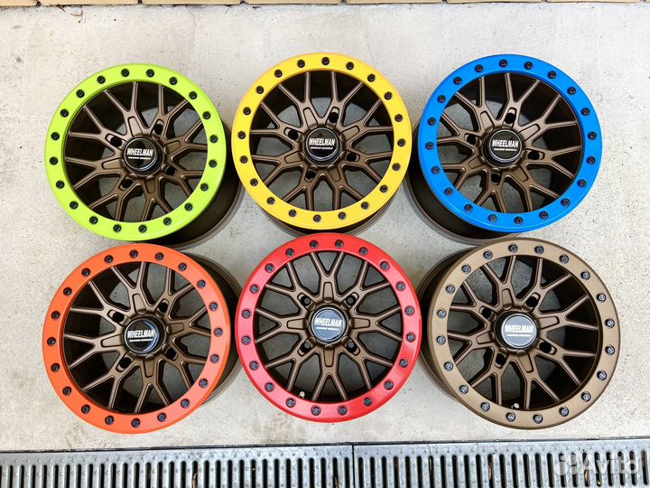 Диски с бедлоком 4х110 14 bronze RED