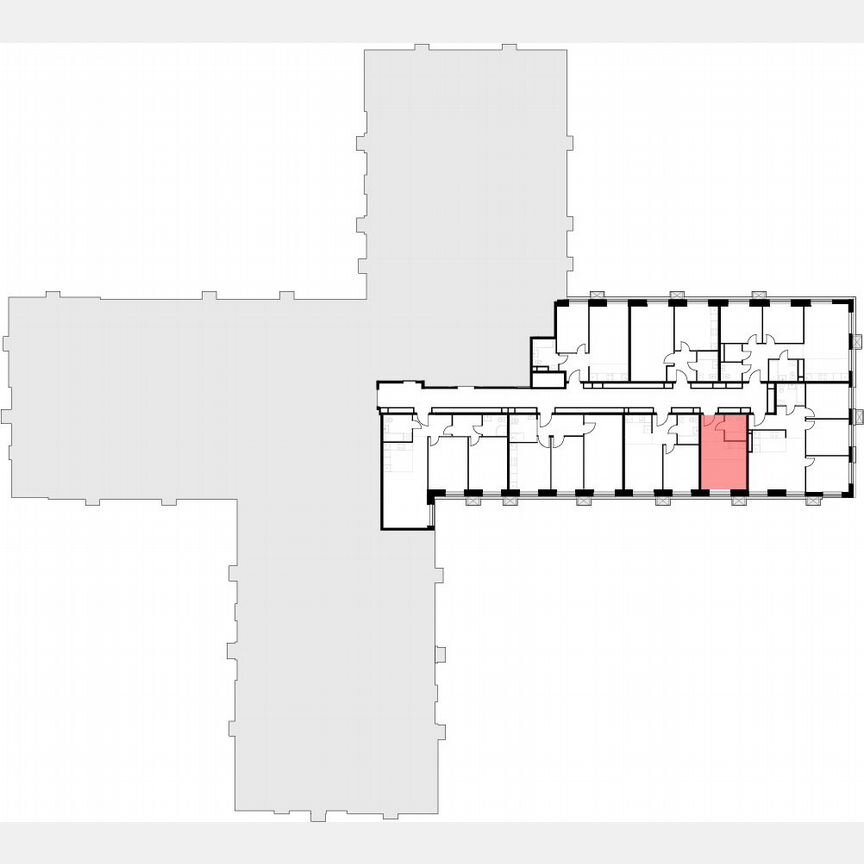 Апартаменты-студия, 22,9 м², 26/30 эт.