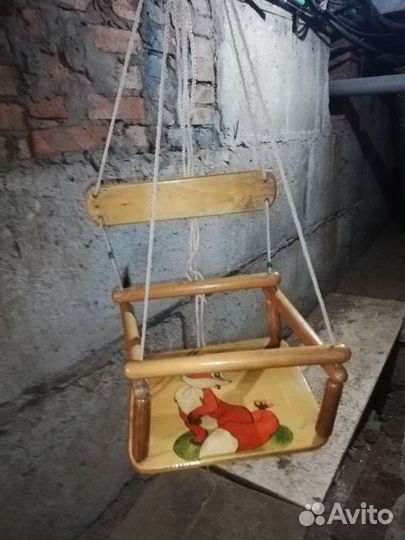 Детская качелька подвесная