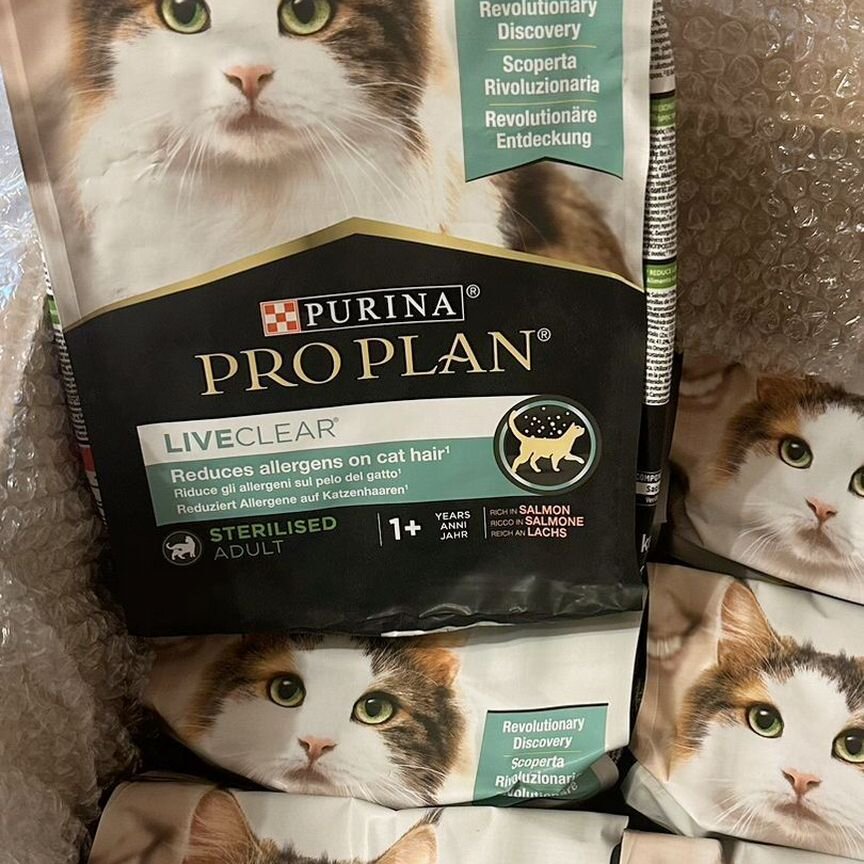 Корм для кошек Purina Pro Plan liveclear 1 