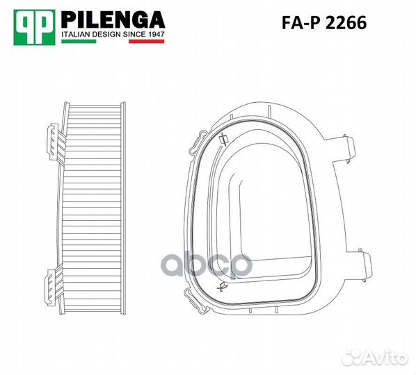 Фильтр воздушный FAP2266 pilenga