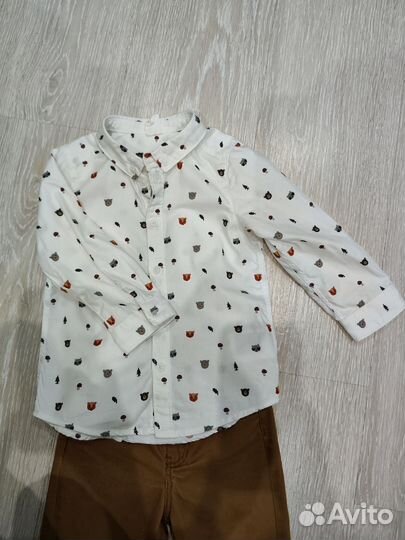 Рубашка и брюки для мальчика 86