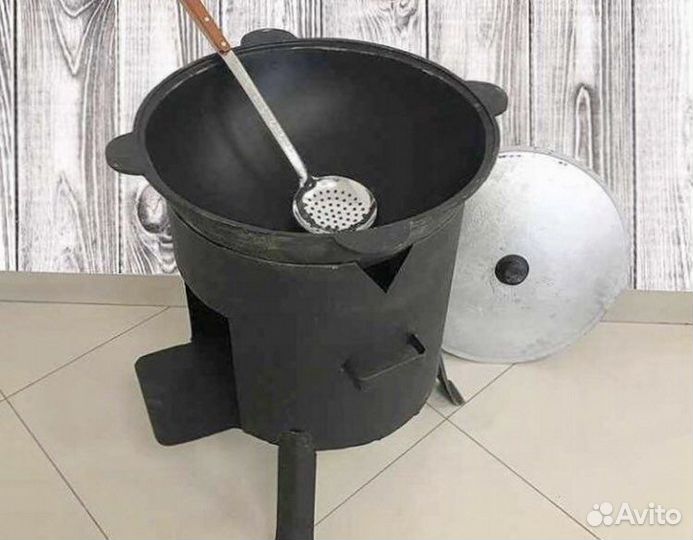 Казан с крышкой в подарок