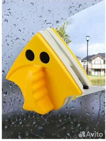 Магнитная щетка для мытья окон