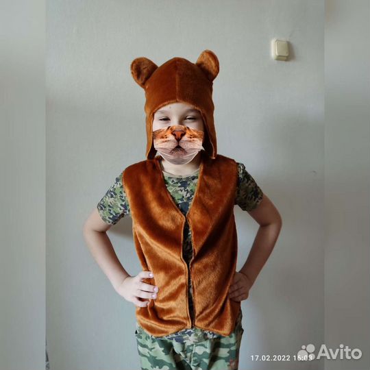 Костюм медведя коричневого