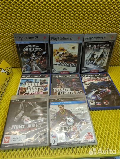 Диски на ps2 и ps3