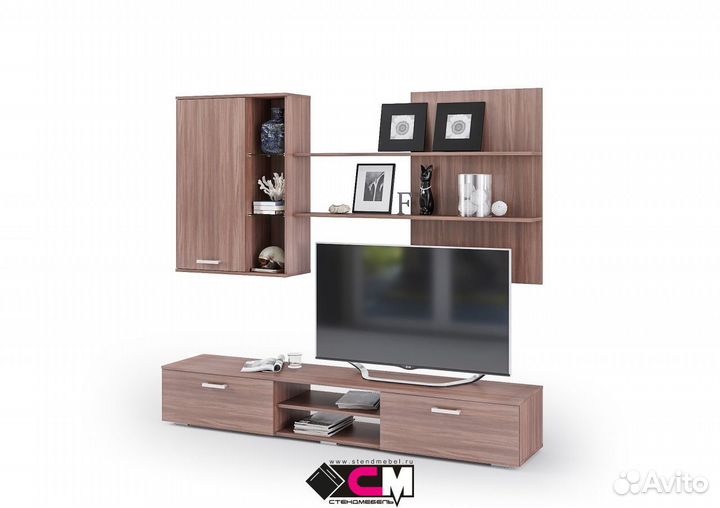 Стенка в гостиную ингрид, ширина 2м