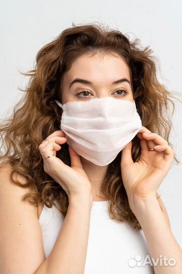 Маска для лица одноразовая