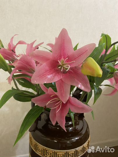 Искусственные цветы бу